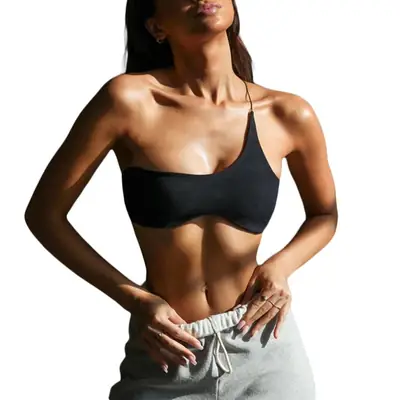 Black Sports Bra for Women Summer Back Support