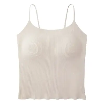 Women's Light Green Cotton Inner Wear Summer Top