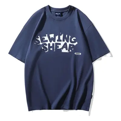 Men Beige Graphic T-Shirt Round Neck