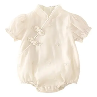 Princess Baby Dress Cream White Sheath Set