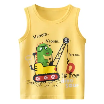 Kids Korean Vest Yellow New Male Baby Clothes