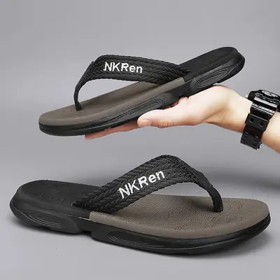 Summer Thick-soled Flip-flops Sandals Men's slippers Outer Wear Non-slip Fashion New Beach Shoes slippers