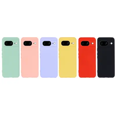 Google Pixel 8a Phone Case Liquid Silicon Protective Cover