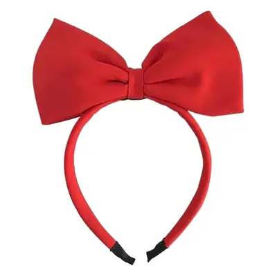 Red Polka Dot Bow Headband for Girls