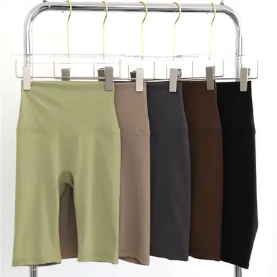 Black High Waist Yoga Pants Women Summer Thin Riding Pants