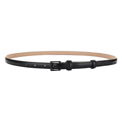 Women Genuine Leather Belt Coffee Color Thin Decorative Dress Belt