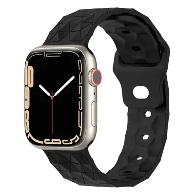 Apple Watch with Orange Silicone Band 49mm