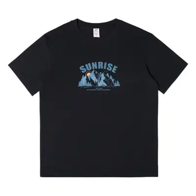 Men's White Sunrise Printed T-Shirt 2023 Cotton
