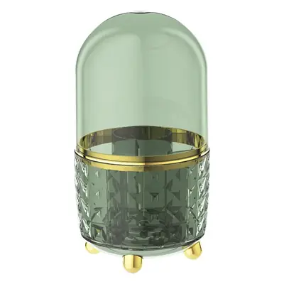 Green Rotating Pen Holder with Gold Base
