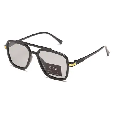 2023 Marvel Double Bridge Sunglasses Brown Anti-Blue Light