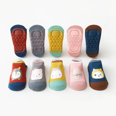 Cartoon Baby Floor Socks Cotton Anti-Slip