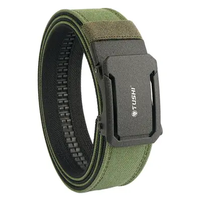 Men's Tactical Belt with Automatic Buckle & 3.8" Thick Nylon