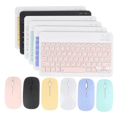 10 Inch Bluetooth Wireless Keyboard Mouse Set