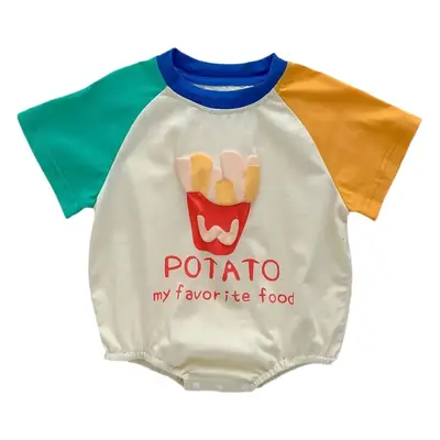 Newborn Potato Fart Short Sleeve Bag Fart Clothes