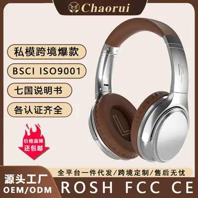 Cross-Border Factory Direct Sales Vj901 Retro Over-Ear Bluetooth Headphones 6.0 Stereo with Ultra-Long Battery Life and Support for Tf Card