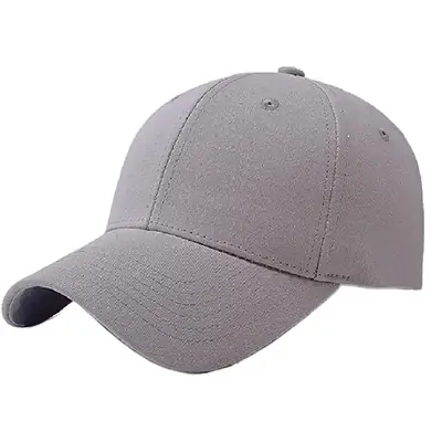 Black Unisex Pure Cotton Baseball Cap with Cross-Border Embroidery