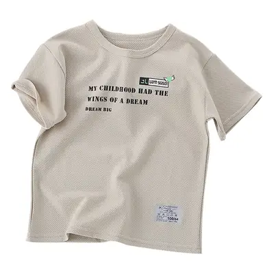 Boys Pure Cotton Summer T-Shirt Short Sleeve 2026