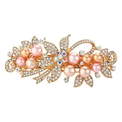 Pearl & Crystal Hairpin for Women Large