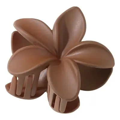 8cm Flower Hair Clips for Women Black Gold Brown