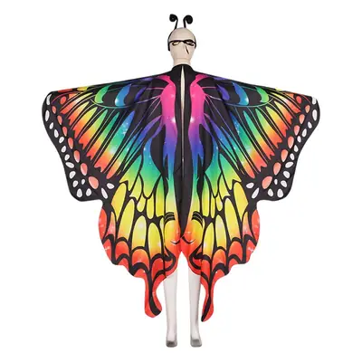Halloween Butterfly Cape Dance Wear Set