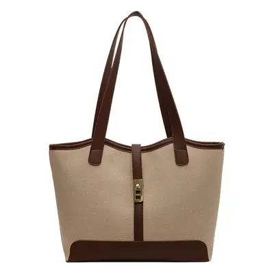 2023 Canvas Shoulder Bag Large Capacity Elegant Tote