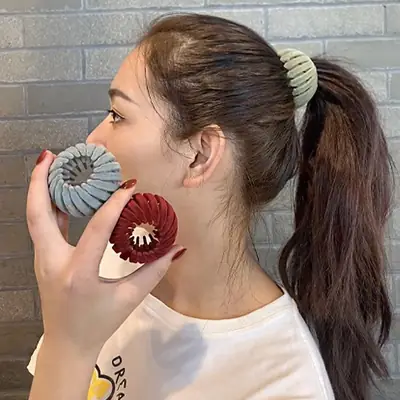 Lazy Hair Tie Ball Head Hair Ring for Women