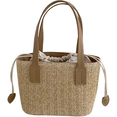 Straw Woven Shoulder Bag for Women Summer Casual Vacation