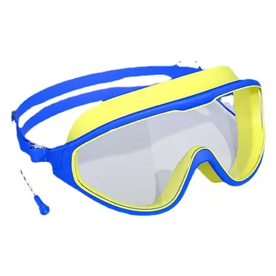 Children's Swimming Goggles Waterproof and Anti-Fog Boys and Girls Swimming Glasses Girls Large Frame Goggles Set Wholesale Large Mirror