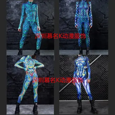 2023 3D Printed Slim Jumpsuit Halloween Streetwear
