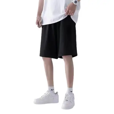 Men's Black Chubby Shorts Large Summer Casual Shorts