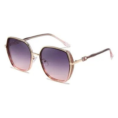 8193 Polarized UV400 Sunglasses Female Polygon Gradient