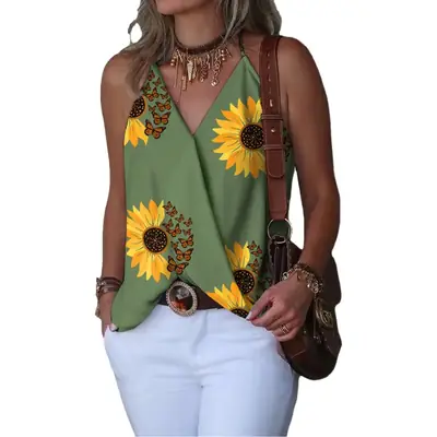 2023 New V-Neck Loose Vest Top for Women