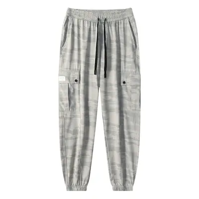 Men's Camo Ice Silk Loose Leg Pants Plus Size
