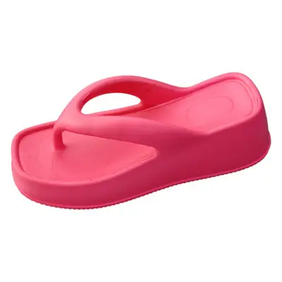 Women's summer fashionable ins thick-soled non-slip Flip-Flops slippers Wedge Flip-toe slip-on EVA shoes