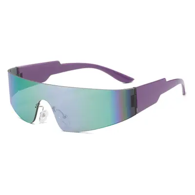Purple Gradient Sunglasses with Real Film Coating