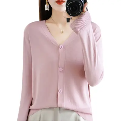 Women's Ice Silk Sunscreen Cardigan Coat Summer Small