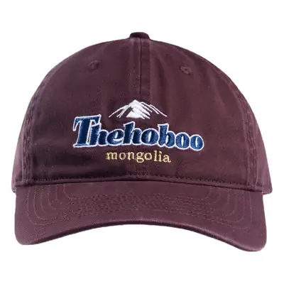 Maroon Embroidered Peaked Cap for Women Summer