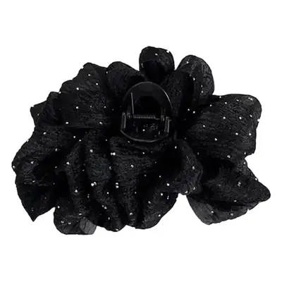 Black Bubble Hair Clip for Women High-end Back Clip