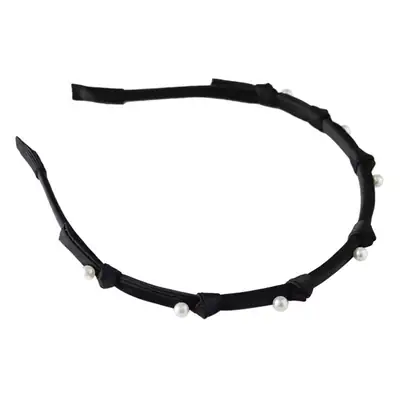 2023 New High-end Knot Pearl Thin Hair Band Women's Elegant Fashion Outer Wearing Headband Elegant Hair Clip Hair Accessories