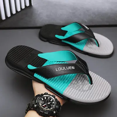 2023 Summer new Flip-Flops Slippers men wear fashion casual beach men's flip-flops