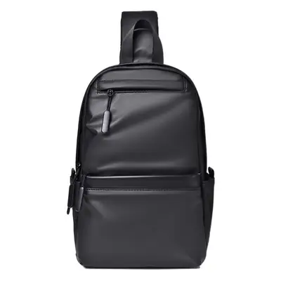 Men's Black Chest Bag for Travel, Office, and Daily Use