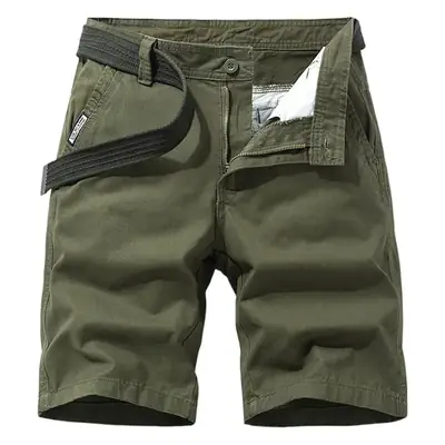 Men's Black Five-Point Shorts Summer Casual Pants
