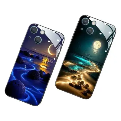 iPhone 17 Pro Max Phone Case Moon Sea Design