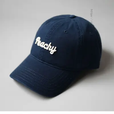 Pink Beachy Embroidered Baseball Cap for Women