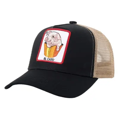 Macau Cartoon Animal Hat Patch Embroidered Mesh Baseball Cap