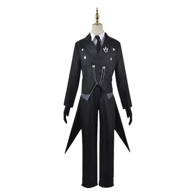 Black Deacon Butler Cosplay Suit for Master Shire