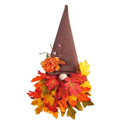 Cangyan Autumn Leaf Decor 2023 Pastoral Hat Wreath