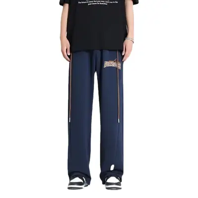 Men's American Style Loose Pants Cream Summer