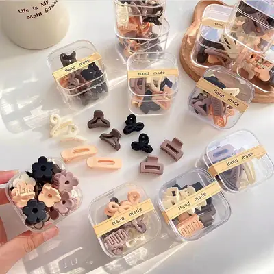 Women's Small Hair Clips - 12 Colors for Easy Hair Styling