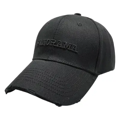 Korean Embroidered Baseball Cap Women Black White